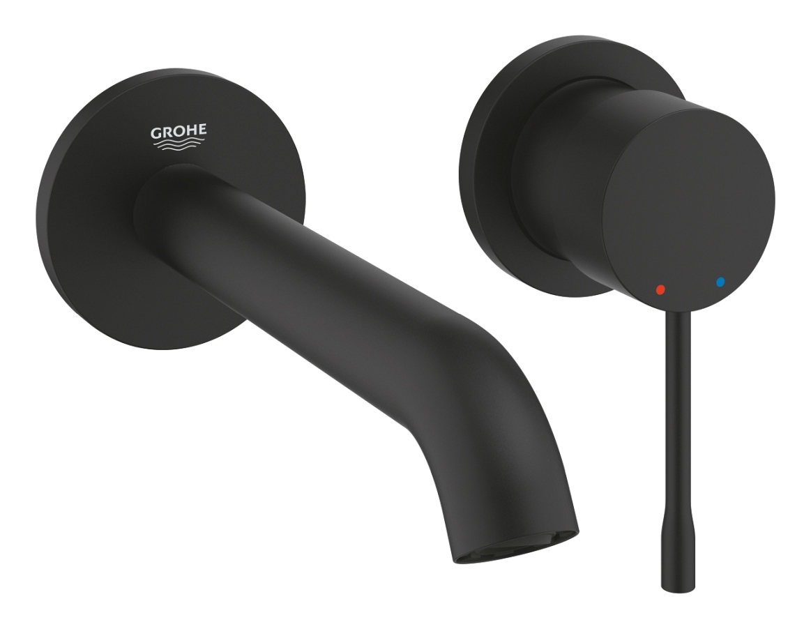 29192KF1 Essence Смеситель для раковины на два отверстия размер M, фантомный чёрный