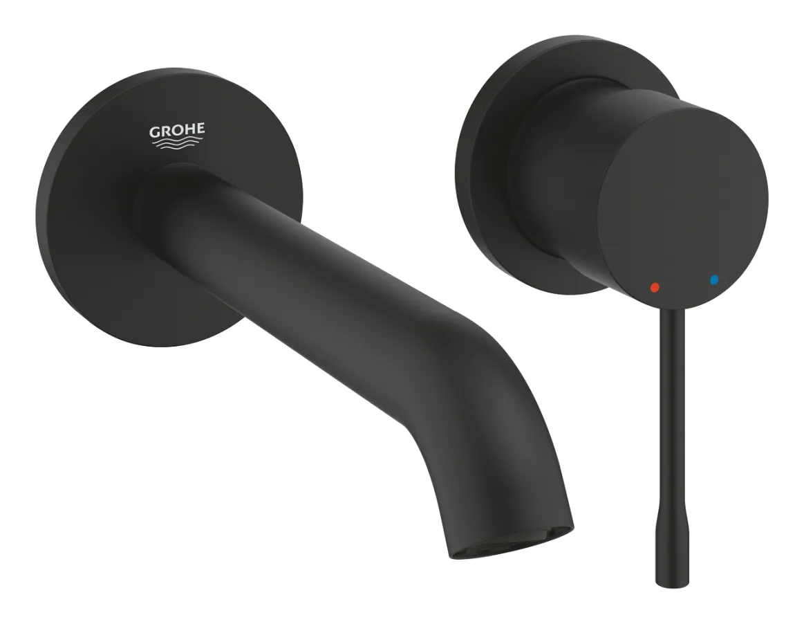 29192KF1 Essence Смеситель для раковины на два отверстия размер M, фантомный чёрный