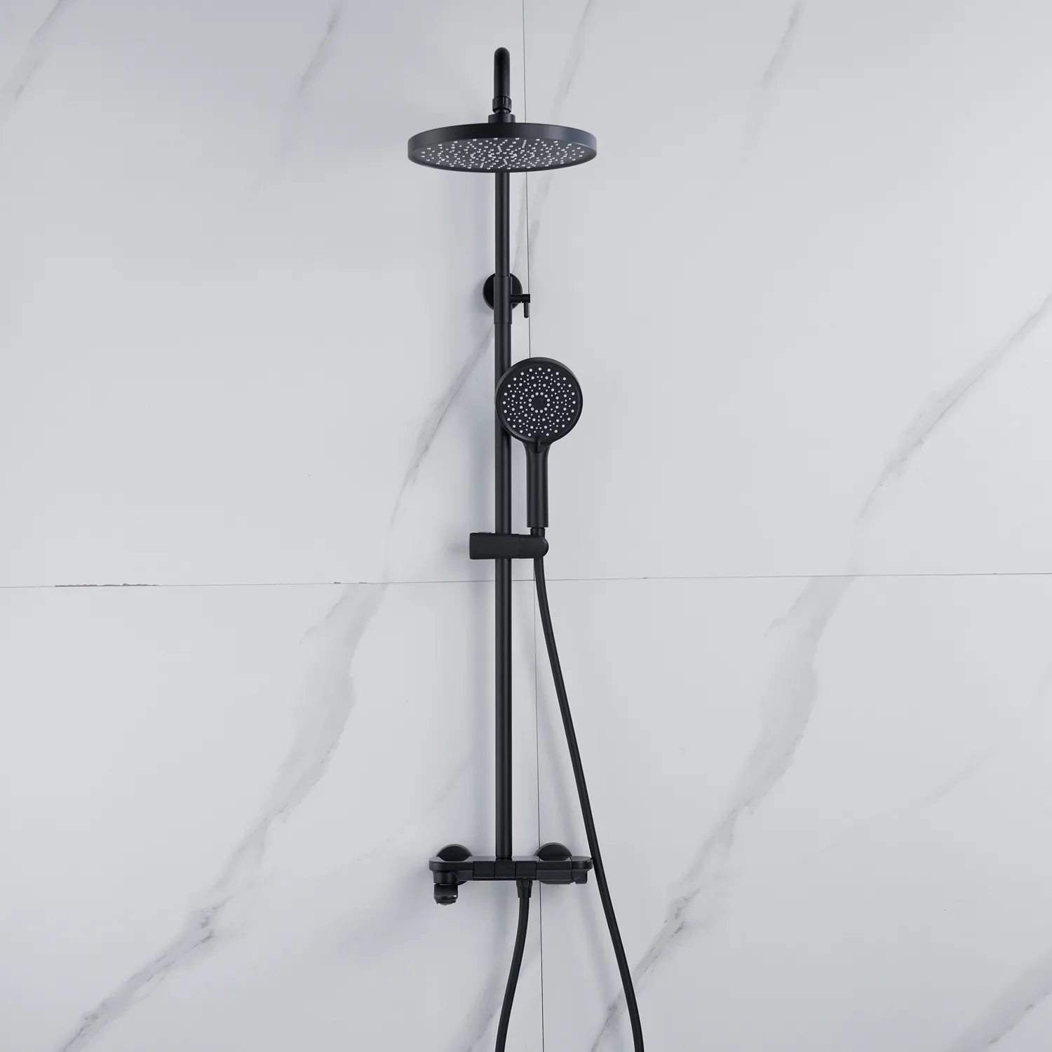 Душевая система Shevanik S4726H, черный