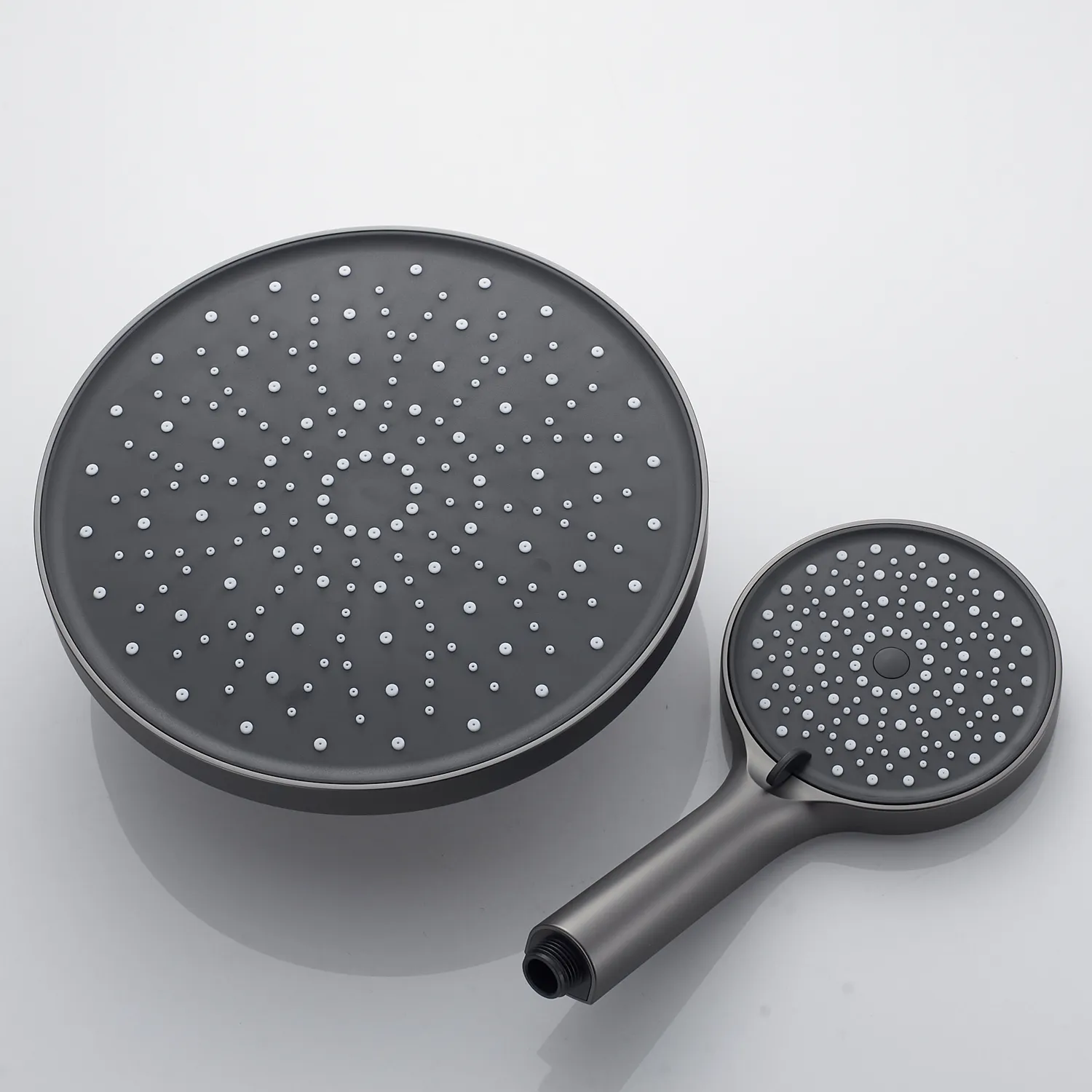 Душевая система Shevanik S4336T, оружейная сталь