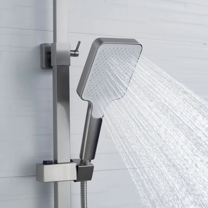 Душевая система Shevanik S7036L, сатин