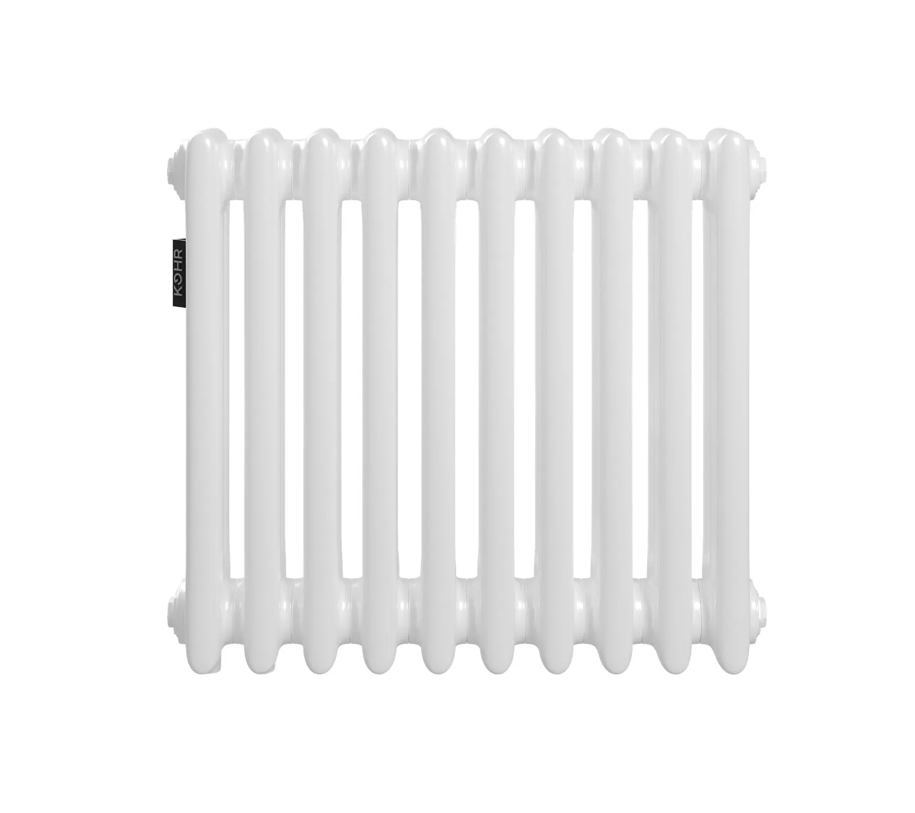 Стальной трубчатый радиатор Kohr Heim 3030/38 секций белый H01 с нижним подключением