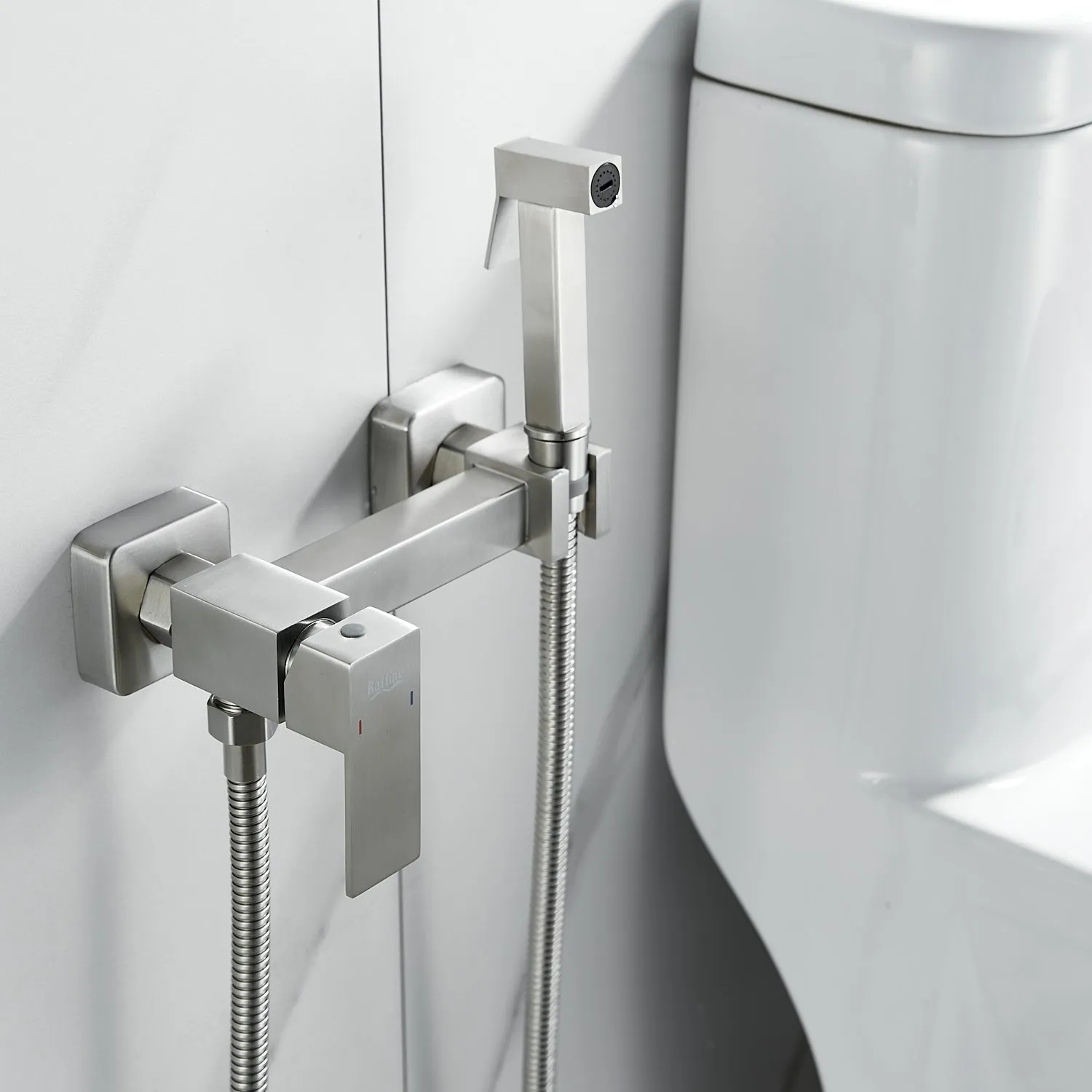 Гигиенический душ со смесителем Raffine F237L, сатин