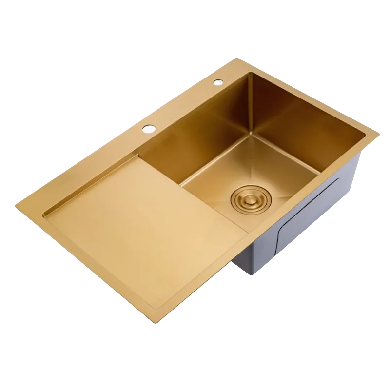 Кухонная мойка Splenka S704.7850.03, золотой сатин