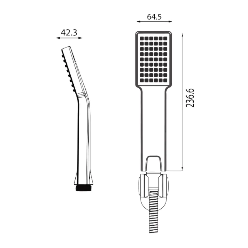 Лейка для душа D-Lin D61010-1, хром