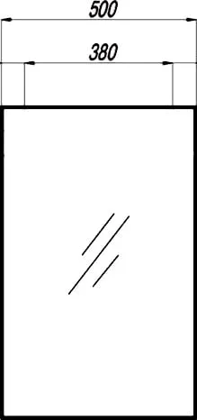 Зеркало Aquaton Рико 50 1A216302RI010