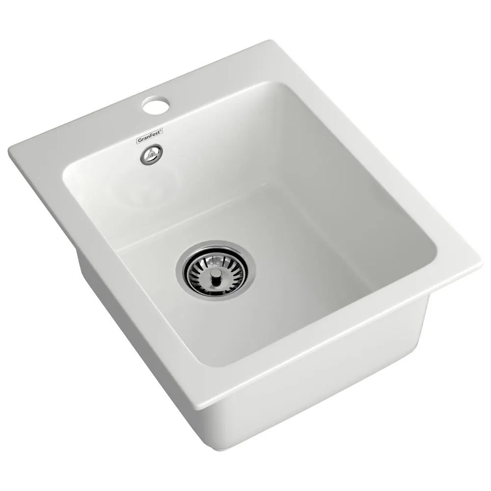 Кухонная мойка GranFest PRACTIK 505, иней