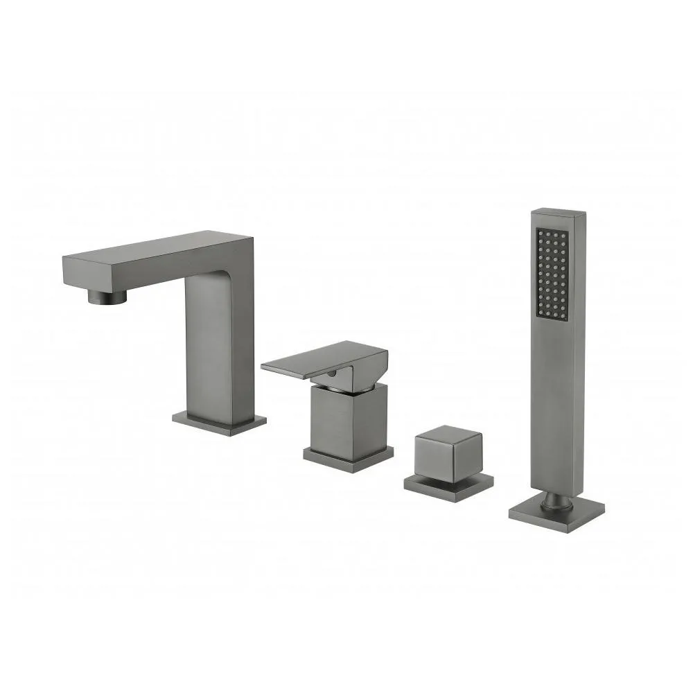 Смеситель на борт ванны Groсenberg GB6008-1BG, графит