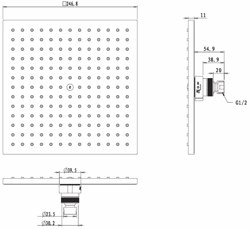 Верхний душ Rav Slezak PS0051
