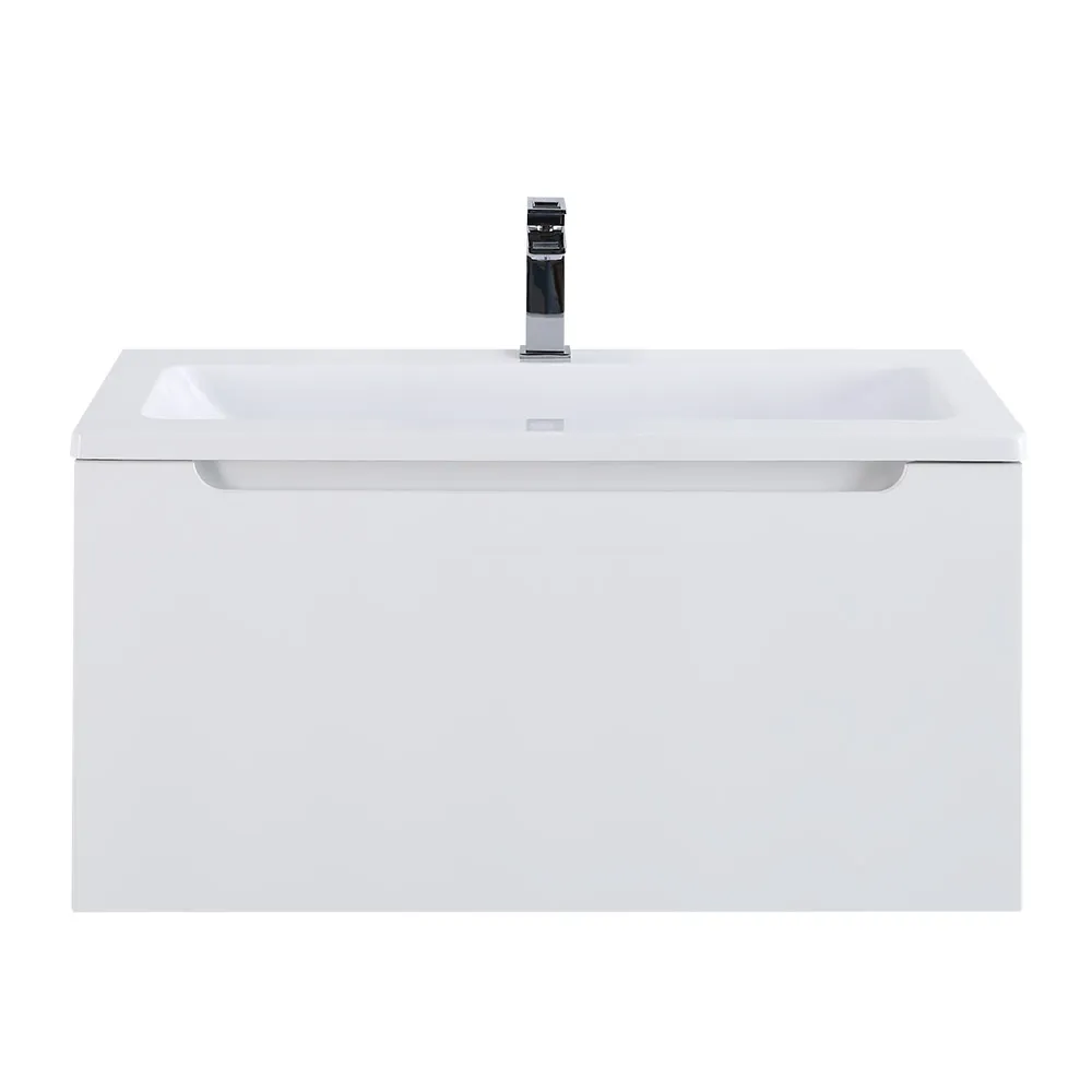 База под раковину подвесная BelBagno Etna-M 800х500х390 мм, Bianco Lucido (ETNA-M-800/380-1C-SO-BL)