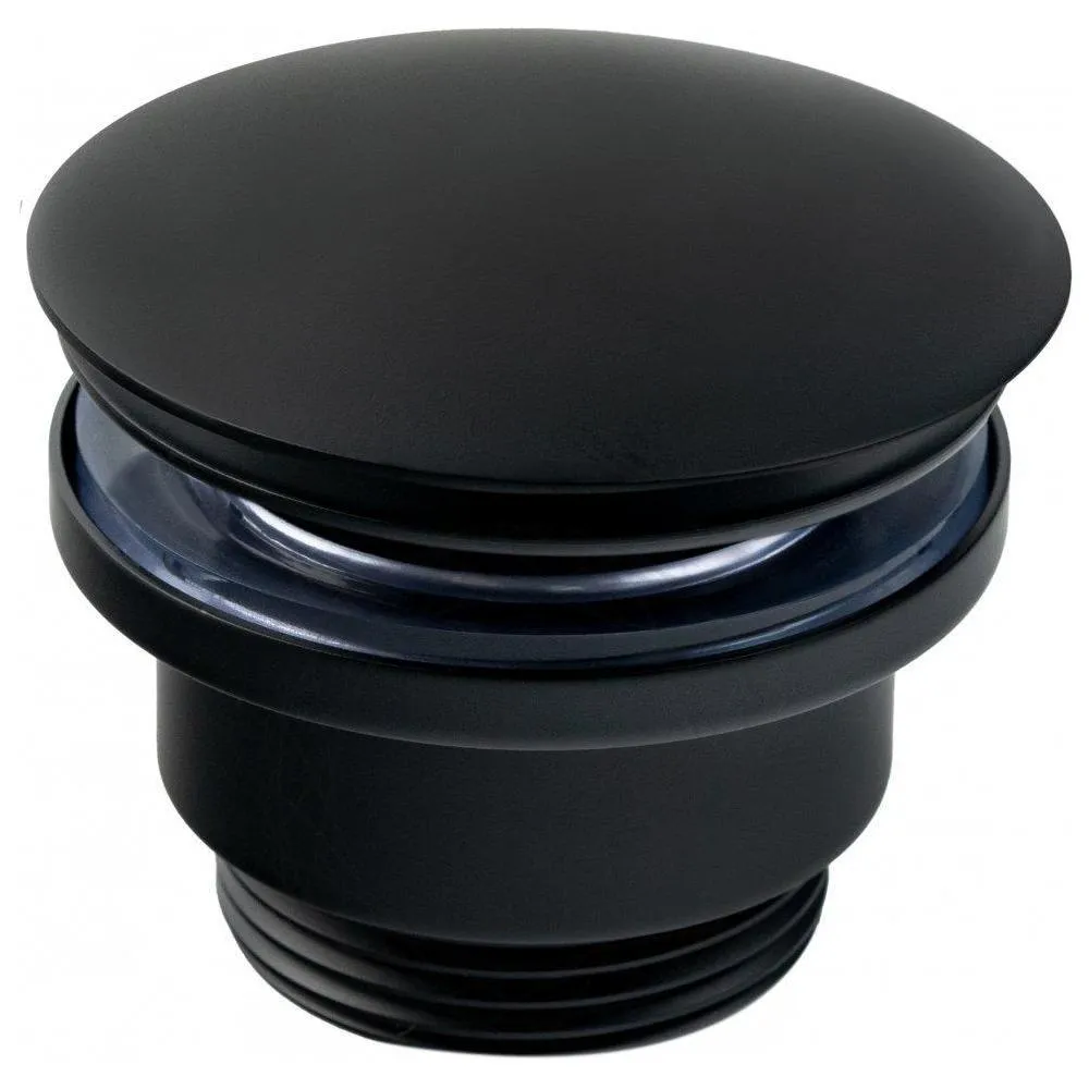 Донный клапан для раковины FILARETE FL75BL, черный