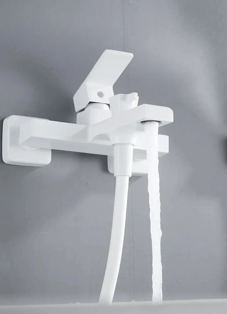 Смеситель для ванны Knotlor KN-22/WY, белый