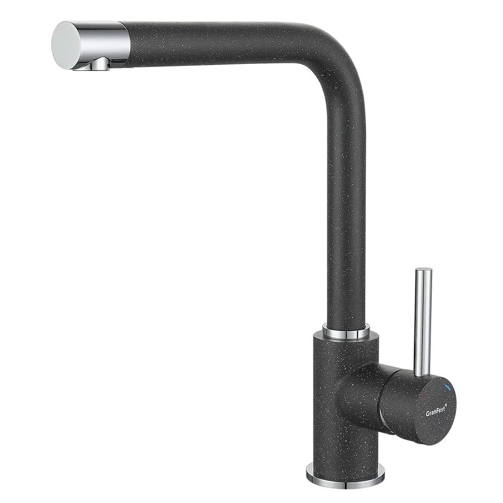 Смеситель для кухни GranFest 3651, графит