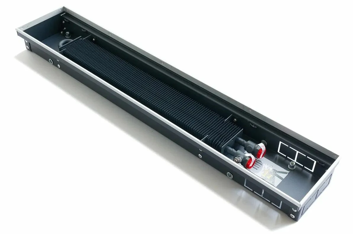 Внутрипольный конвектор Techno Usual KVZ 350-85-2200 с естественной конвекцией