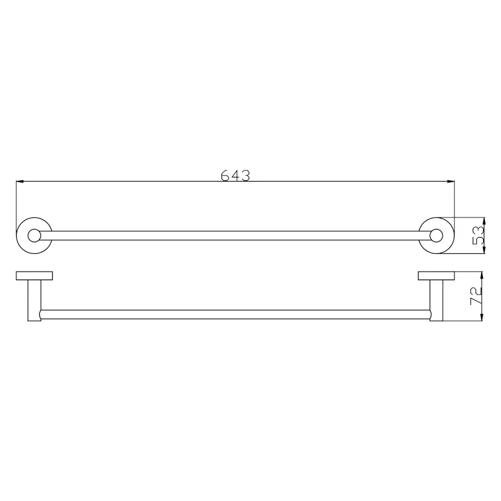 Полотенцедержатель Rav Slezak COLORADO COA0701/60ZRL, розовое золото