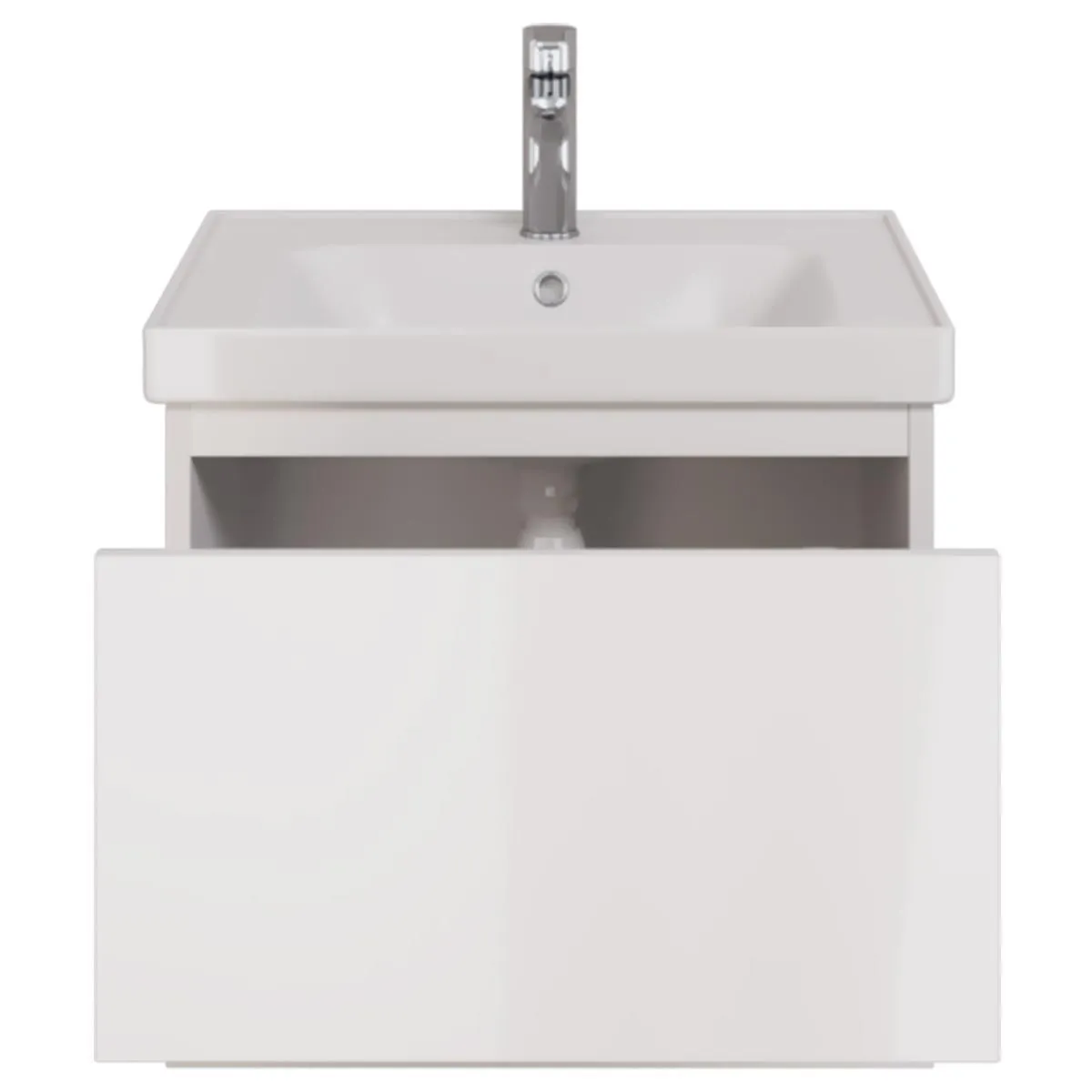 Тумба под раковину подвесная Dreja Perfecto 60 см, белый