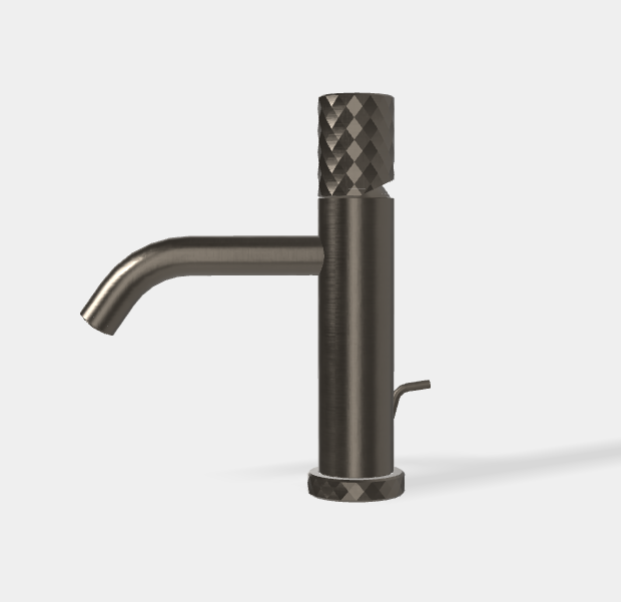 Смеситель для раковины Fima Carlo Frattini Spillo Tech,  X Collection, брашированный черный хром (F3031TXSXCS)