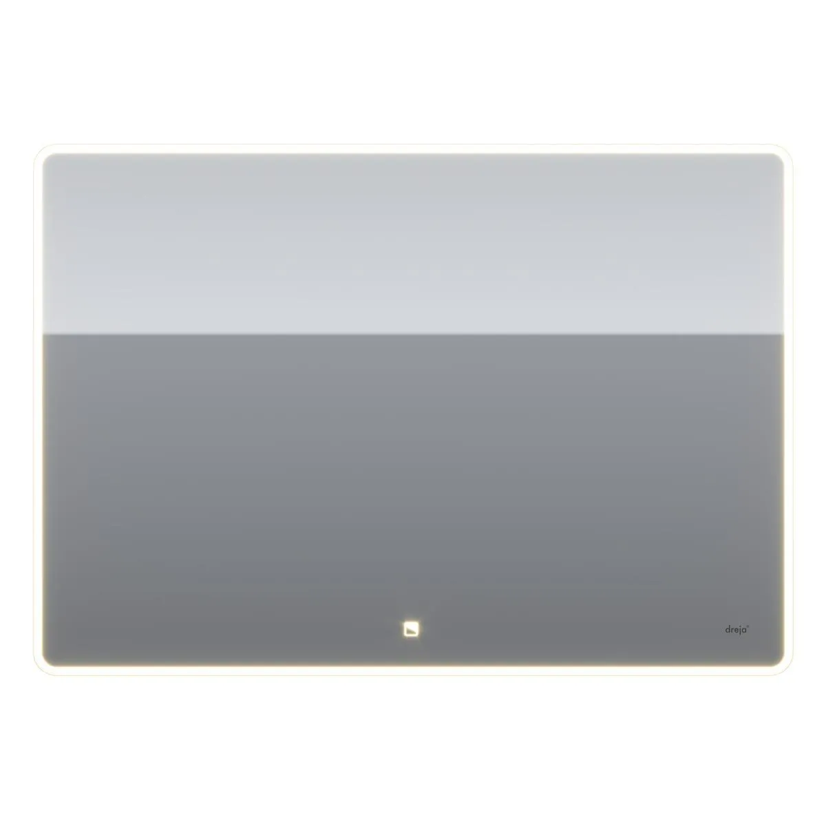 Зеркало Dreja Point 100x70 см, белый