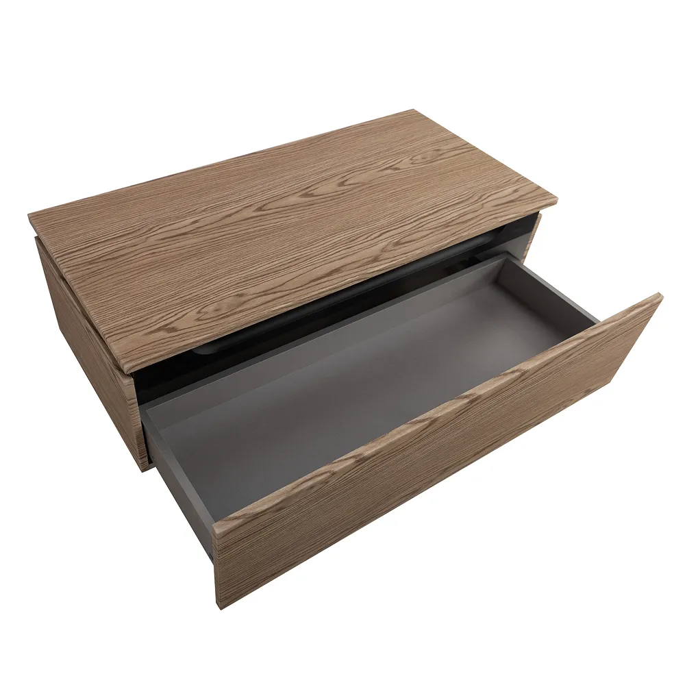 Тумба с одним выкатным ящиком Cezares Slider 966х480х315, Дуб тангент (SLIDER-1000-1C-PI-RT-P)