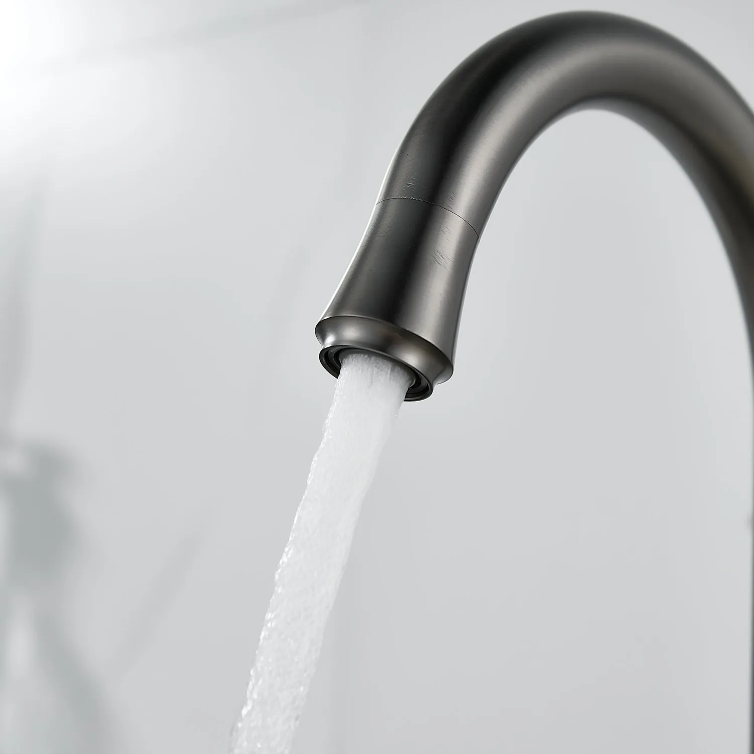 Смеситель для кухни Raffine F103T, оружейная сталь