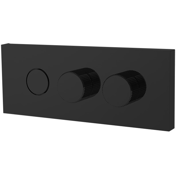 Смеситель для душа Fima Carlo Frattini Switch ON, на 2 потребителя, черный матовый (F5959X2NS)