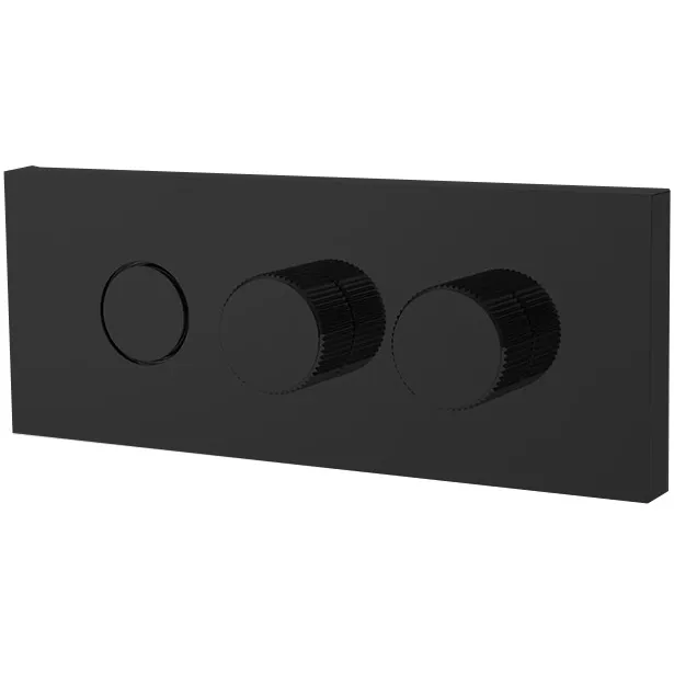 Смеситель для душа Fima Carlo Frattini Switch ON, на 2 потребителя, черный матовый (F5959X2NS)