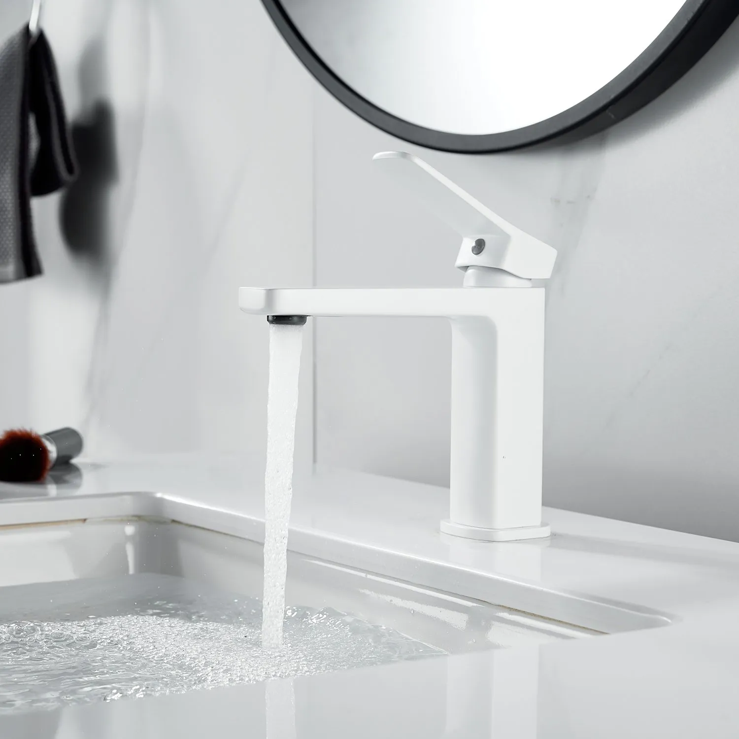 Смеситель для раковины Raffine F0199C, белый