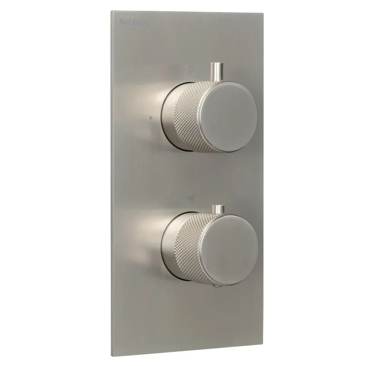 Смеситель для душа Splendy Passion на 2 потребителя никель брашированный (PA204U2T2NB)