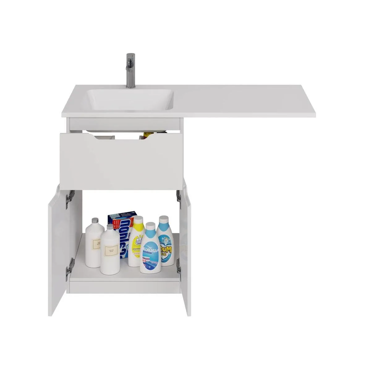 Тумба под раковину напольная Dreja Vega 60 см, белый