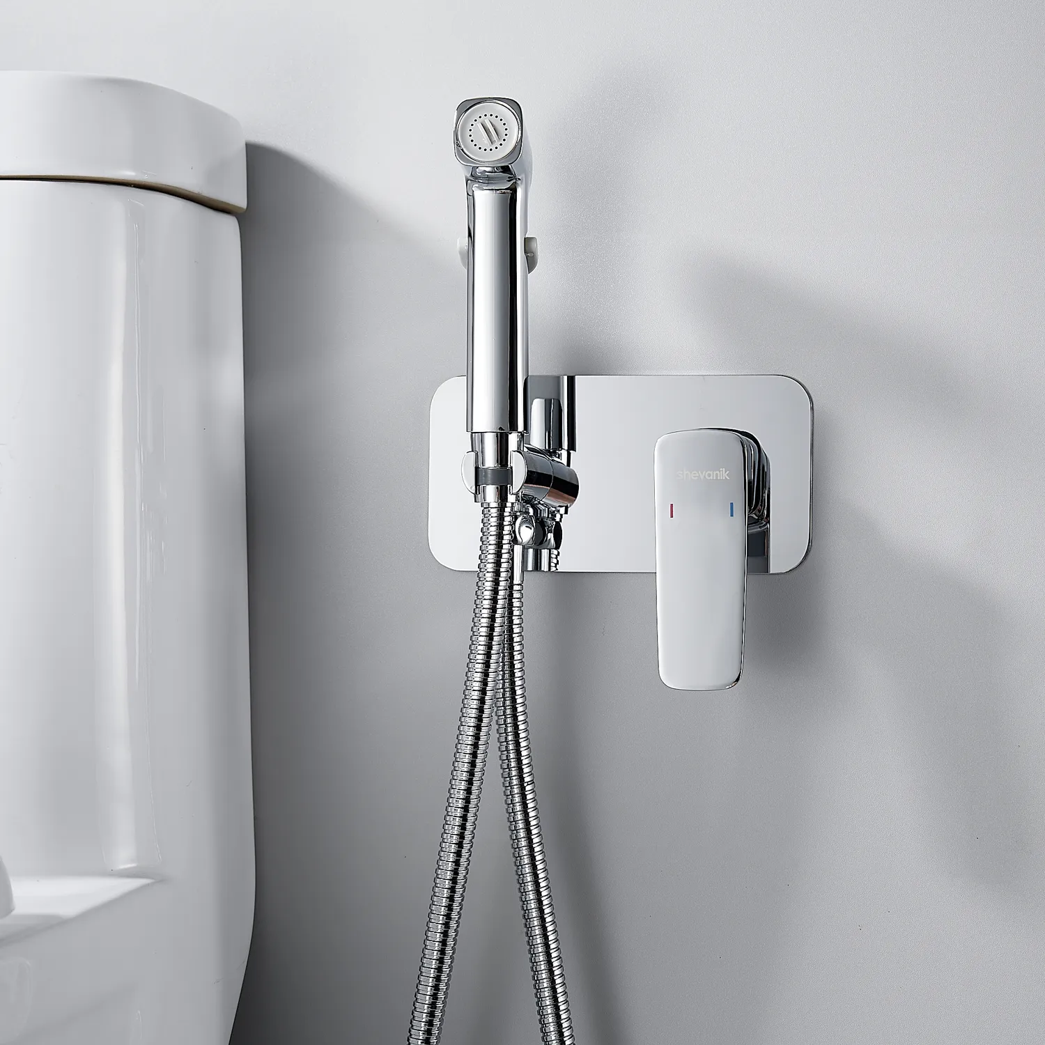 Гигиенический душ со смесителем Shevanik S9905, хром