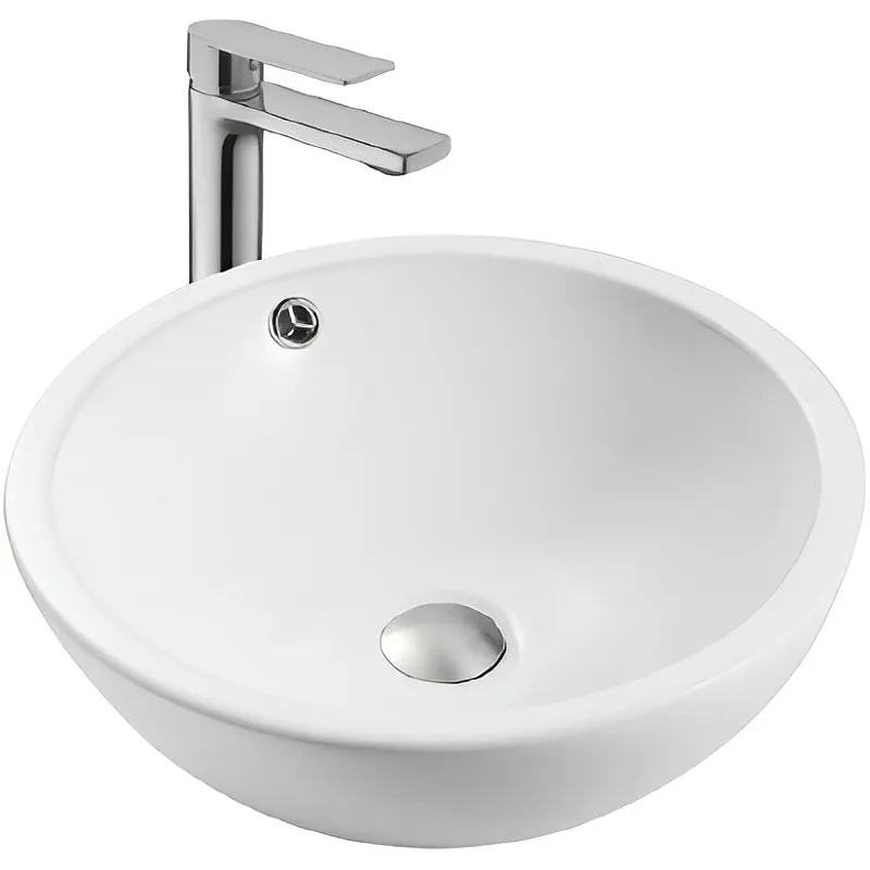 AQ5354-MW раковина 440*440*175 для установки на столешницу, матовый белый