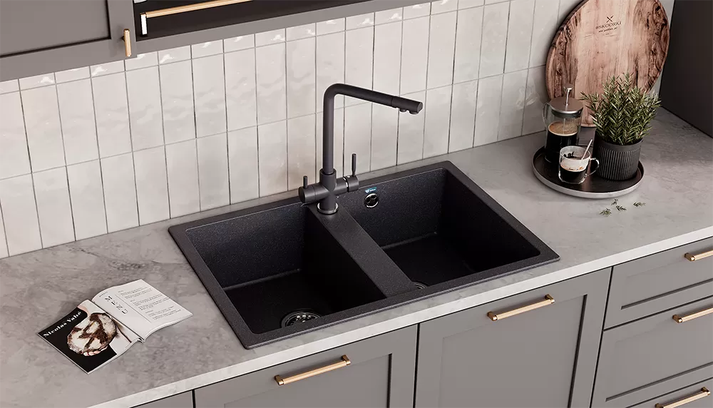 Мойка Ulgran Classic ультра-черный (U-608-344)