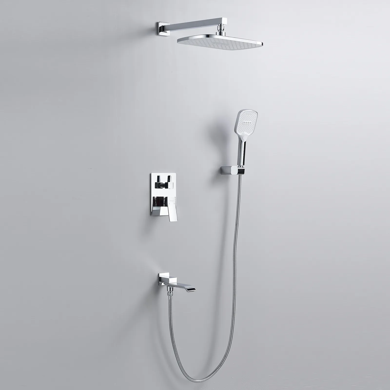 Душевая система встраиваемая Shevanik S4035, хром