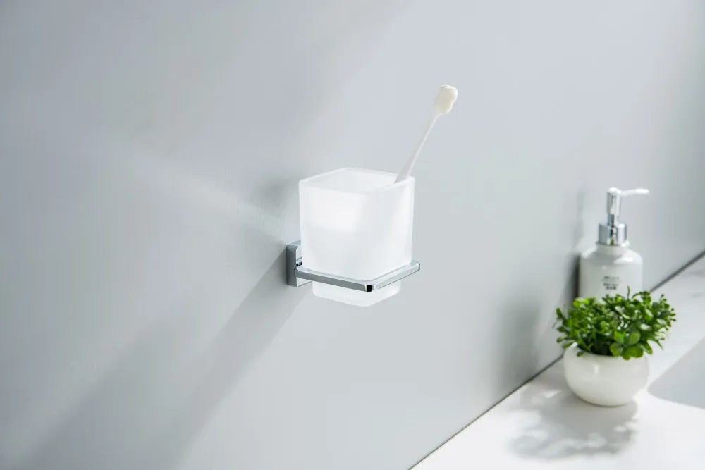 Стакан с держателем AQUATEK ЛИБРА, хром AQ4304CR