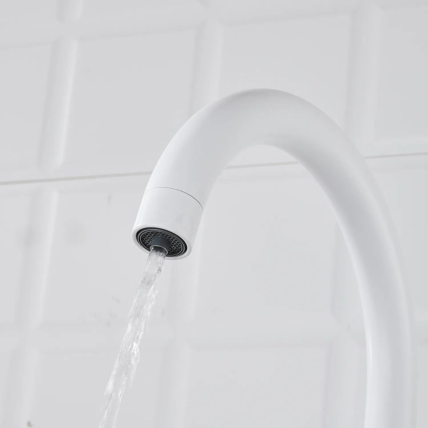 Смеситель для кухни с подключением фильтра Shevanik S428C, белый