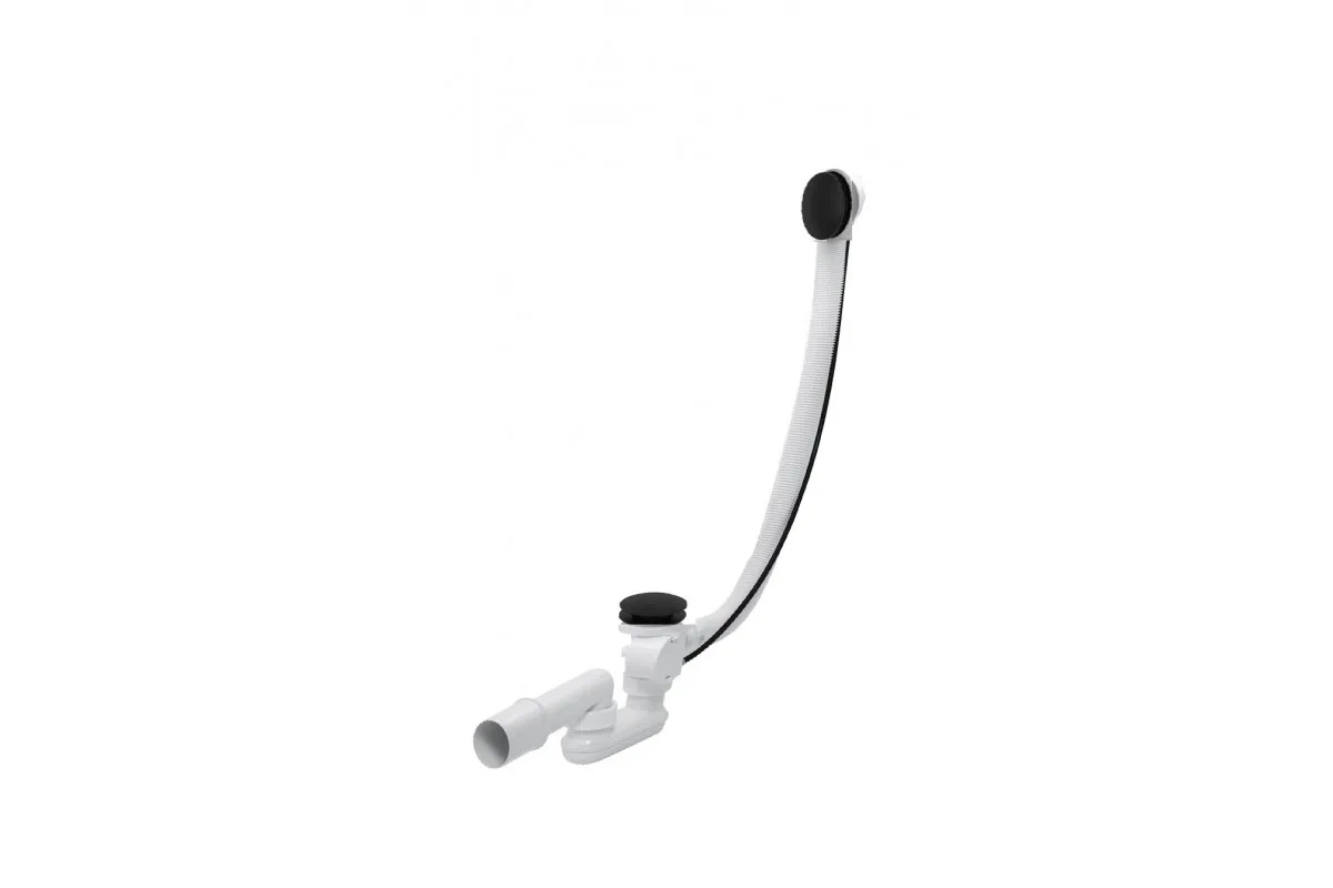 Слив-перелив (полуавтомат, 80 см.) Vega V55К Гл000025298, черный