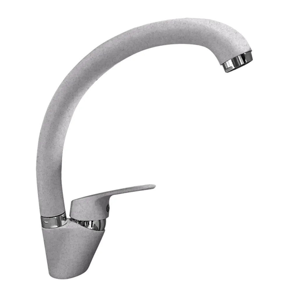 Смеситель для кухни GranFest 3323, серый