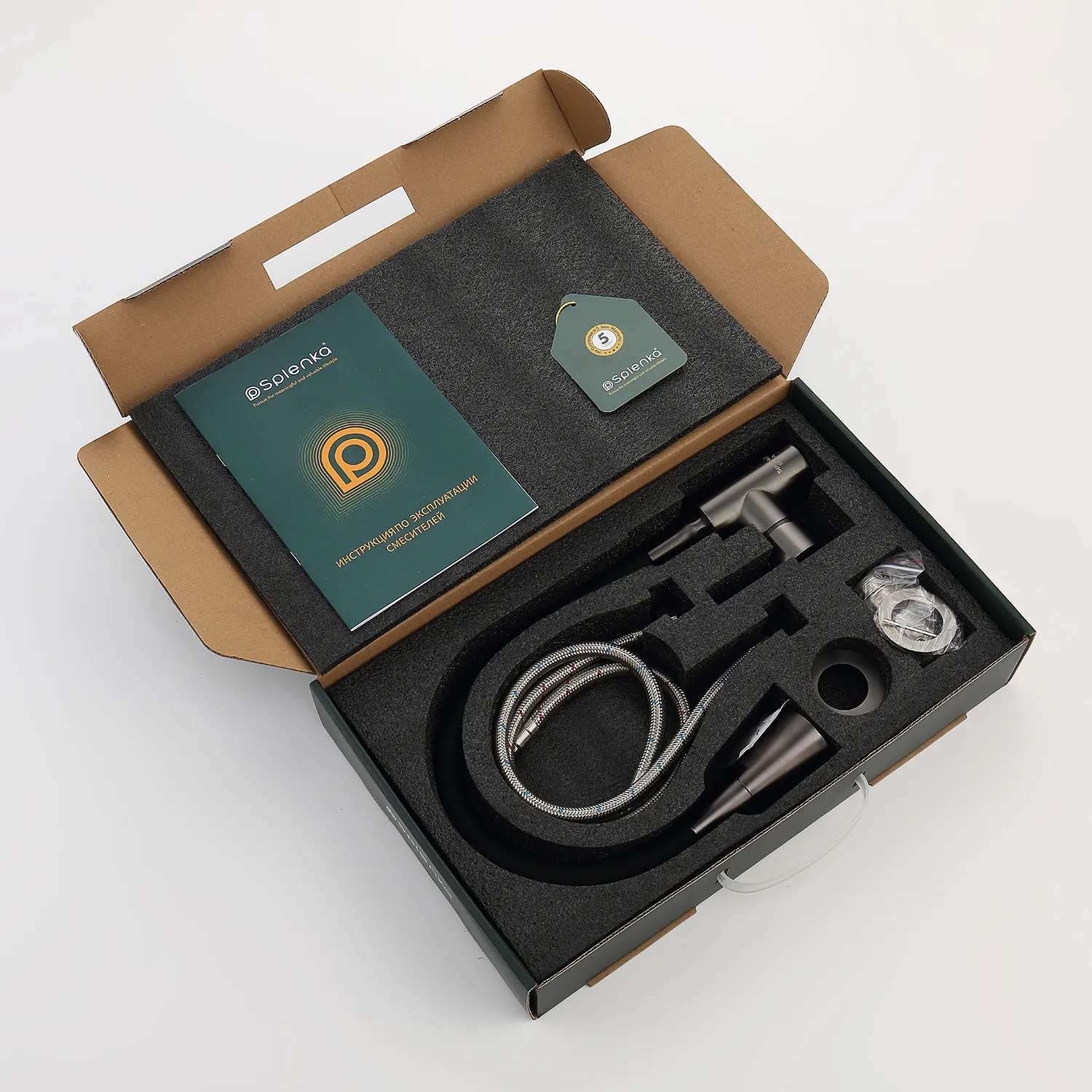 Смеситель Splenka для кухни с гибким изливом (S201.4306.09)