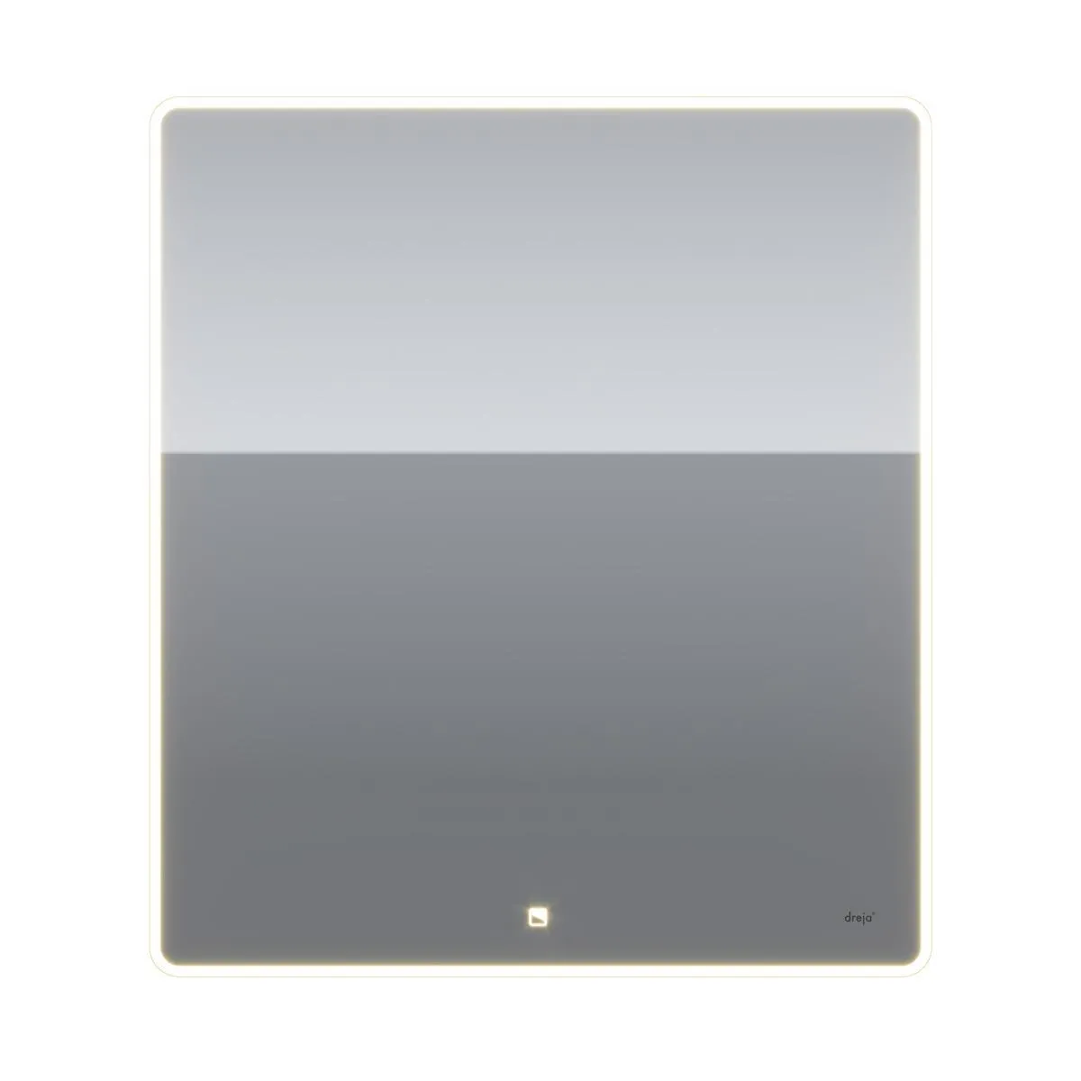 Зеркало Dreja Point 80x90 см, белый