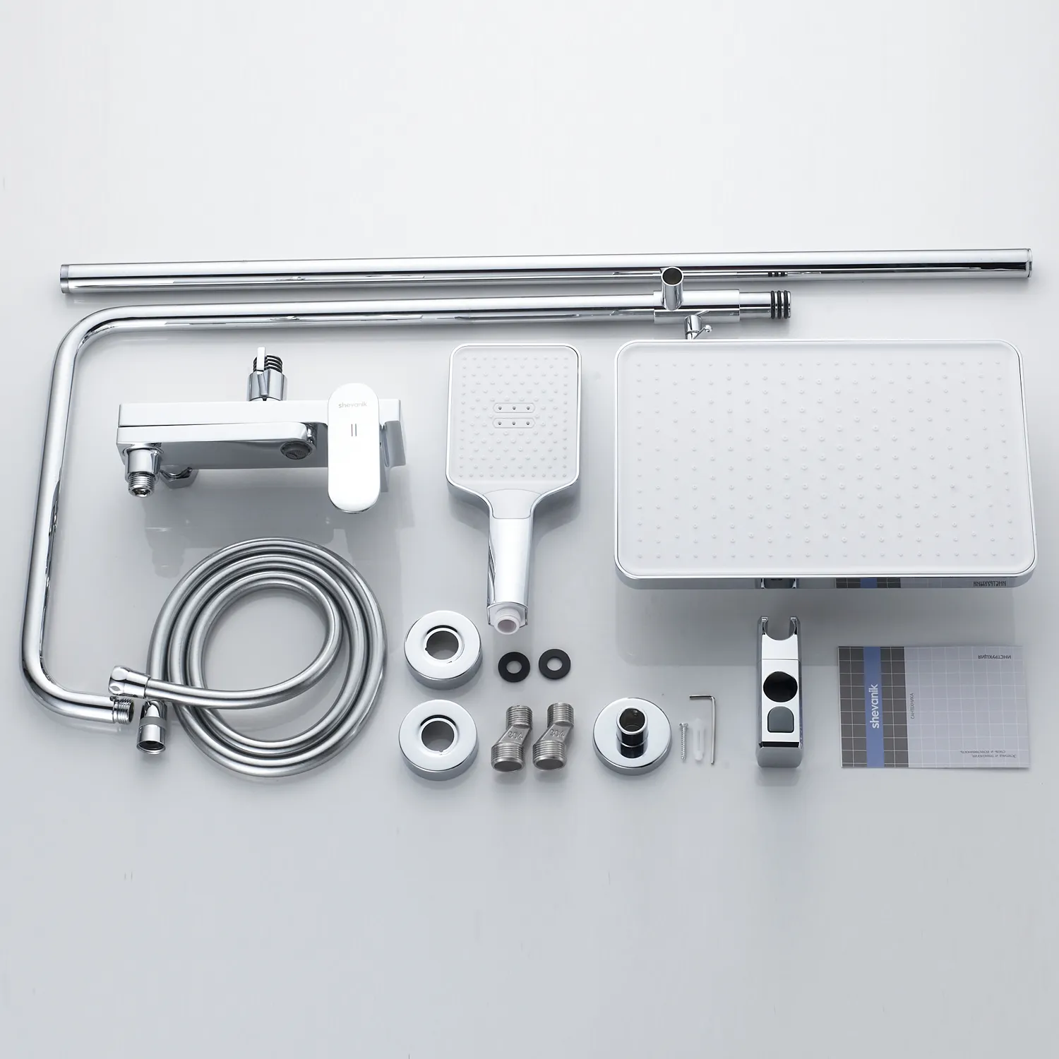 Душевая система Shevanik S4536, хром