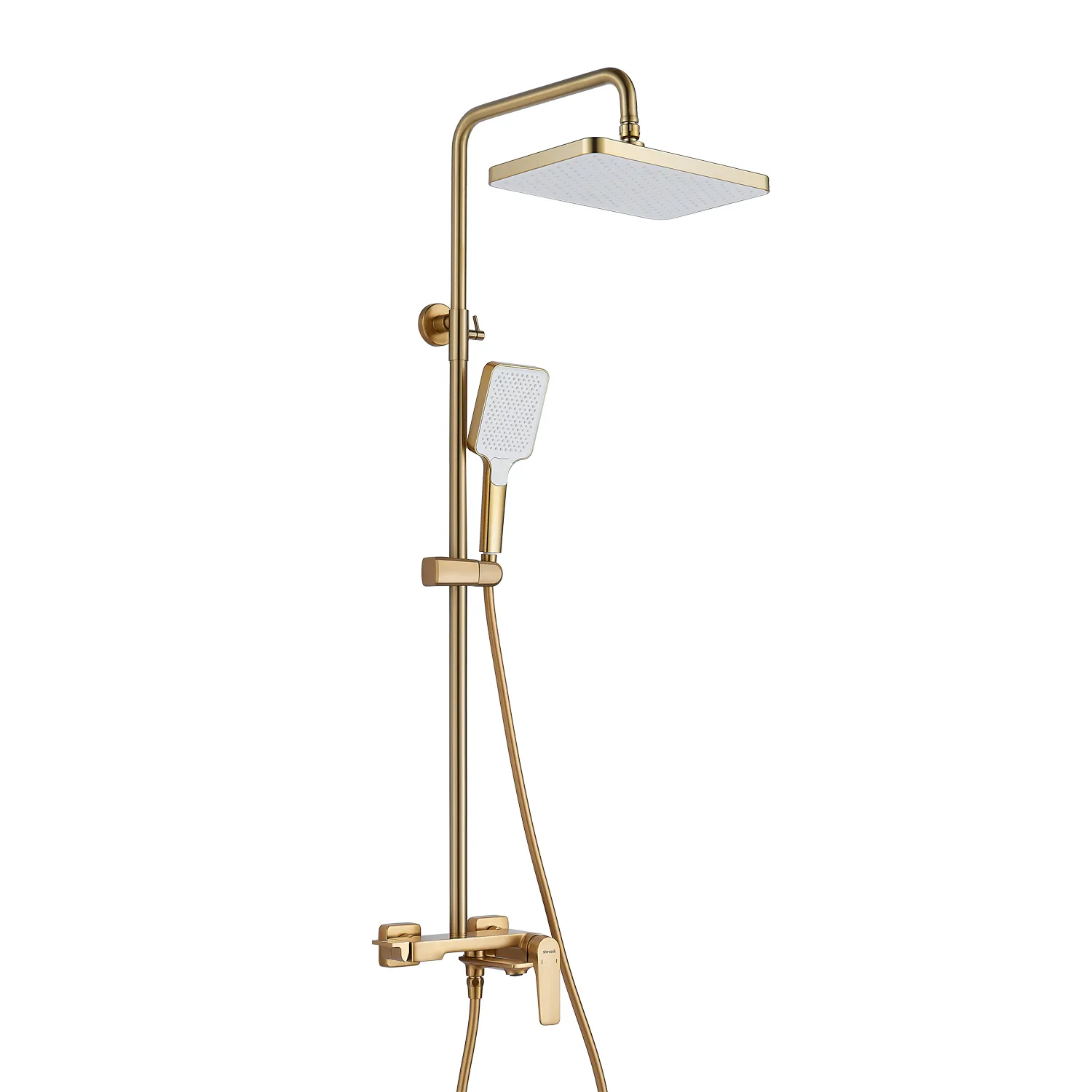 Душевая система Shevanik S4226G, золотой сатин