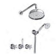 Душевая стойка Nicolazzi Half Dome, хром (1433EXT CR 18)