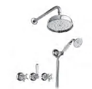 Душевая стойка Nicolazzi Half Dome, хром (1433EXT CR 18)