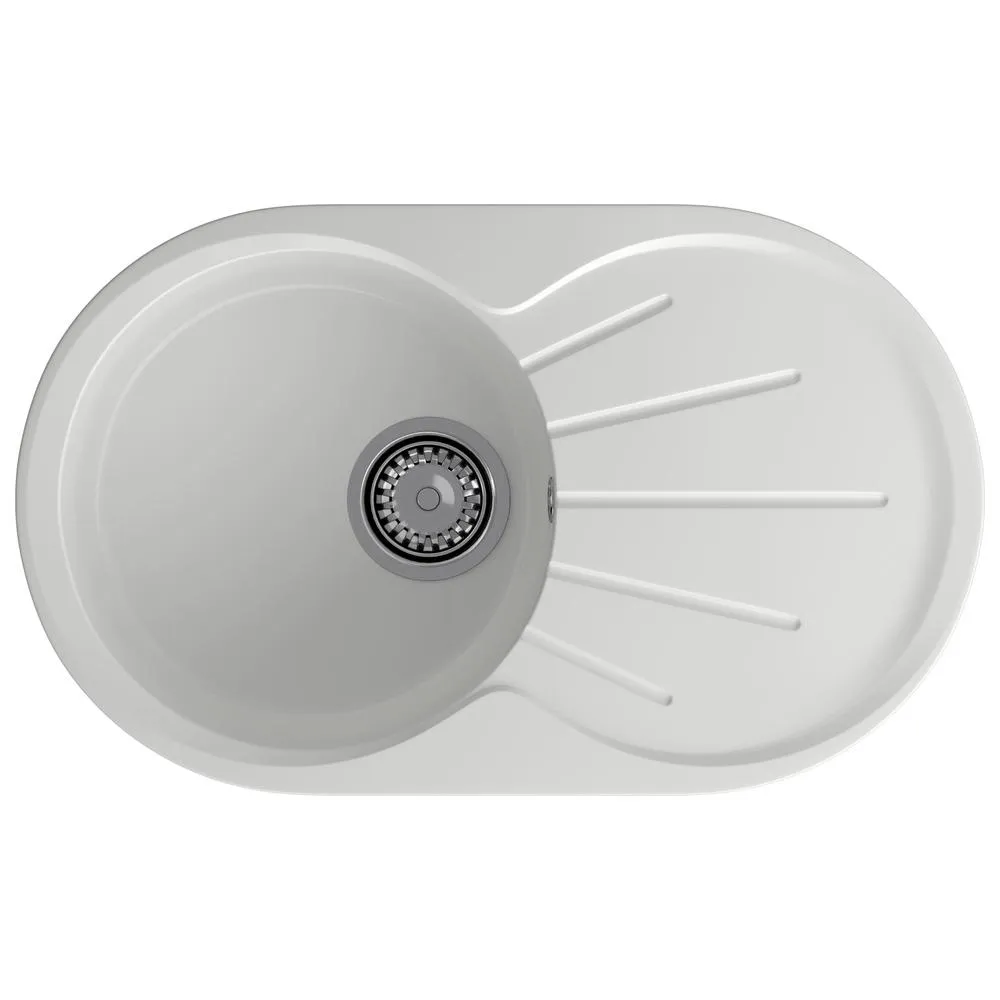 Кухонная мойка GranFest RONDO 750L, иней