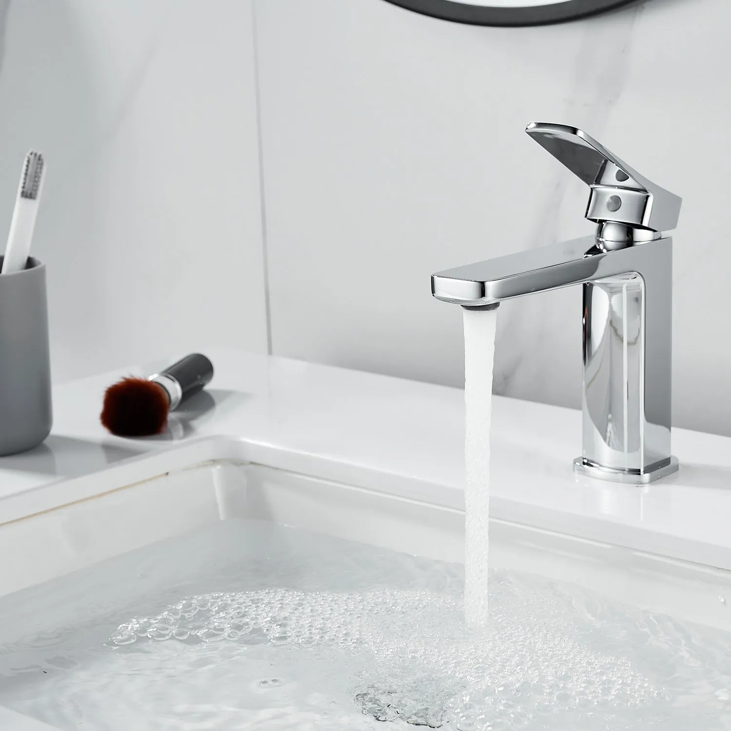 Смеситель для раковины Raffine F0199, хром