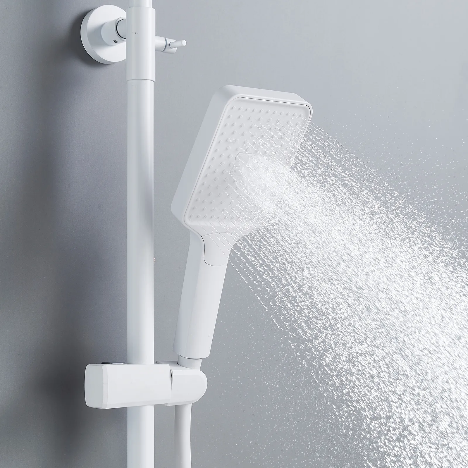 Душевая система Shevanik S4536C, белый