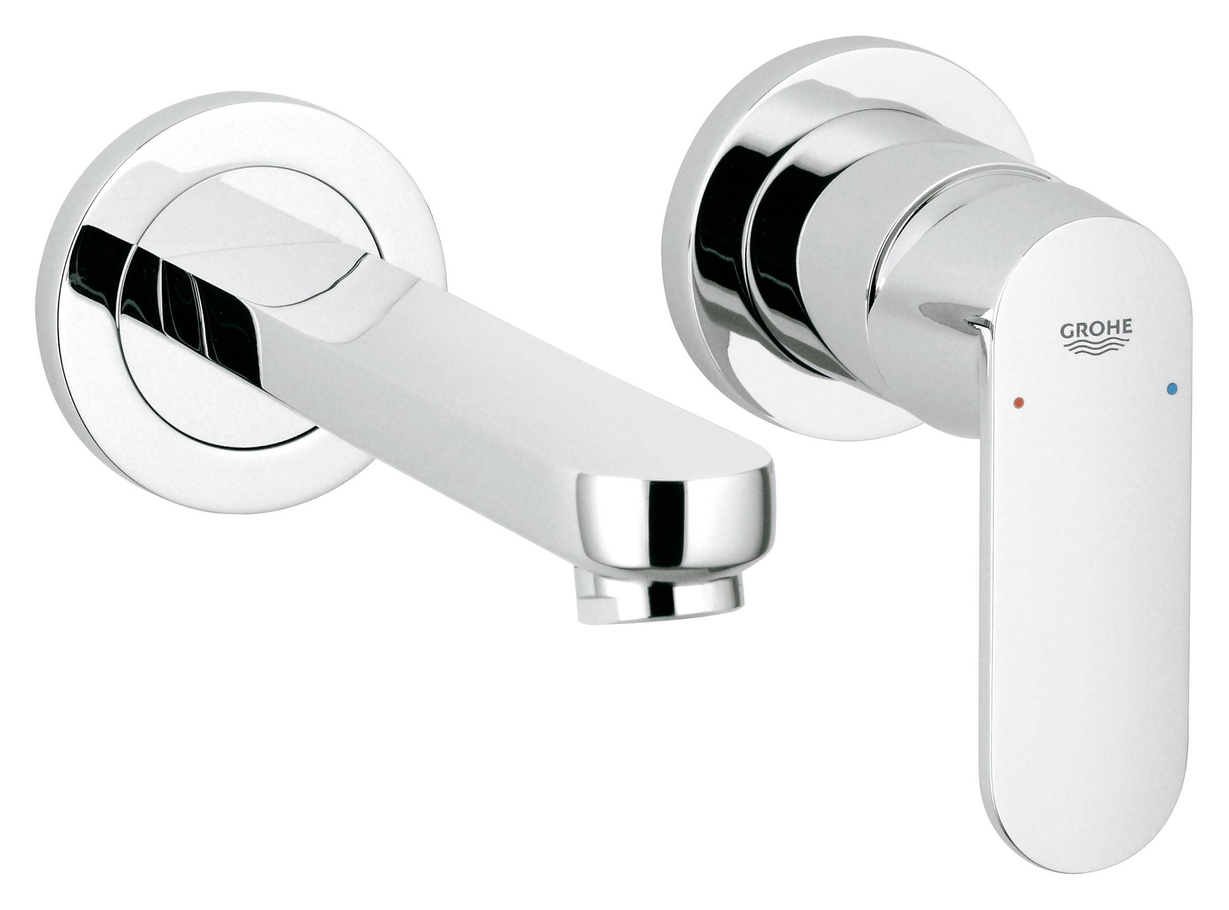 Смеситель для раковины GROHE Eurosmart Cosmopolitan настенный встраиваемый, хром (арт. 19381000)