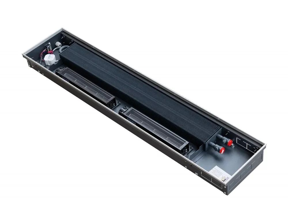 Внутрипольный конвектор Techno Vent KVZV 380-105-3100 /24V с принудительной конвекцией