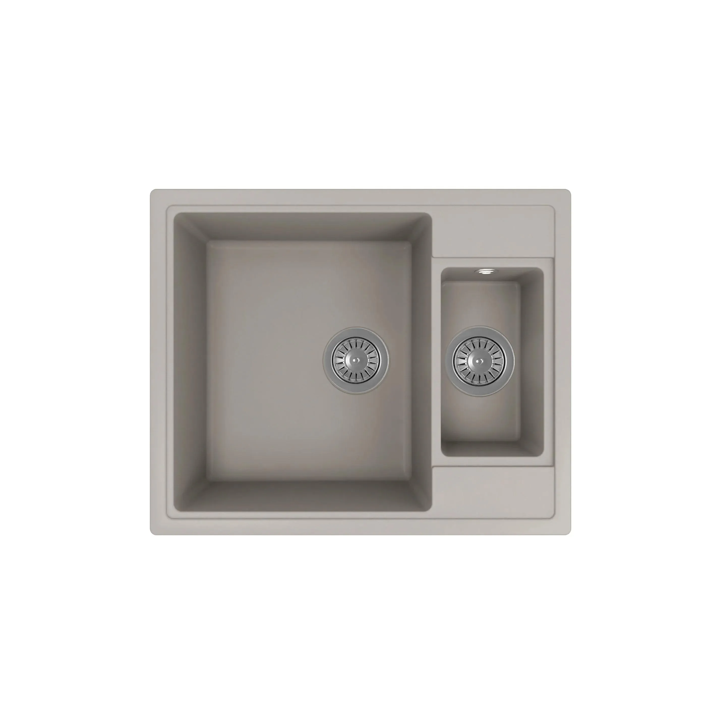 Кухонная мойка Florentina ЛИПСИ 20.465.D0620.305, грей