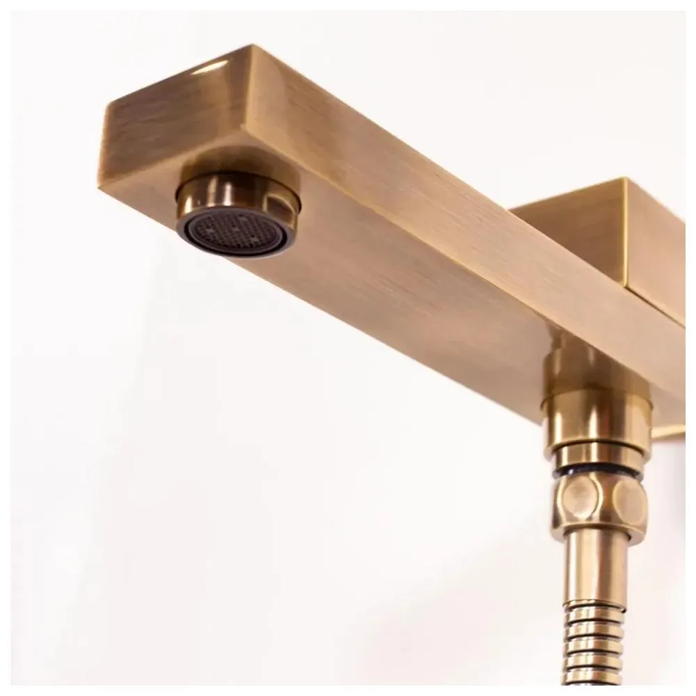 Душевая система встраиваемая Hansberge H6075BR, бронза